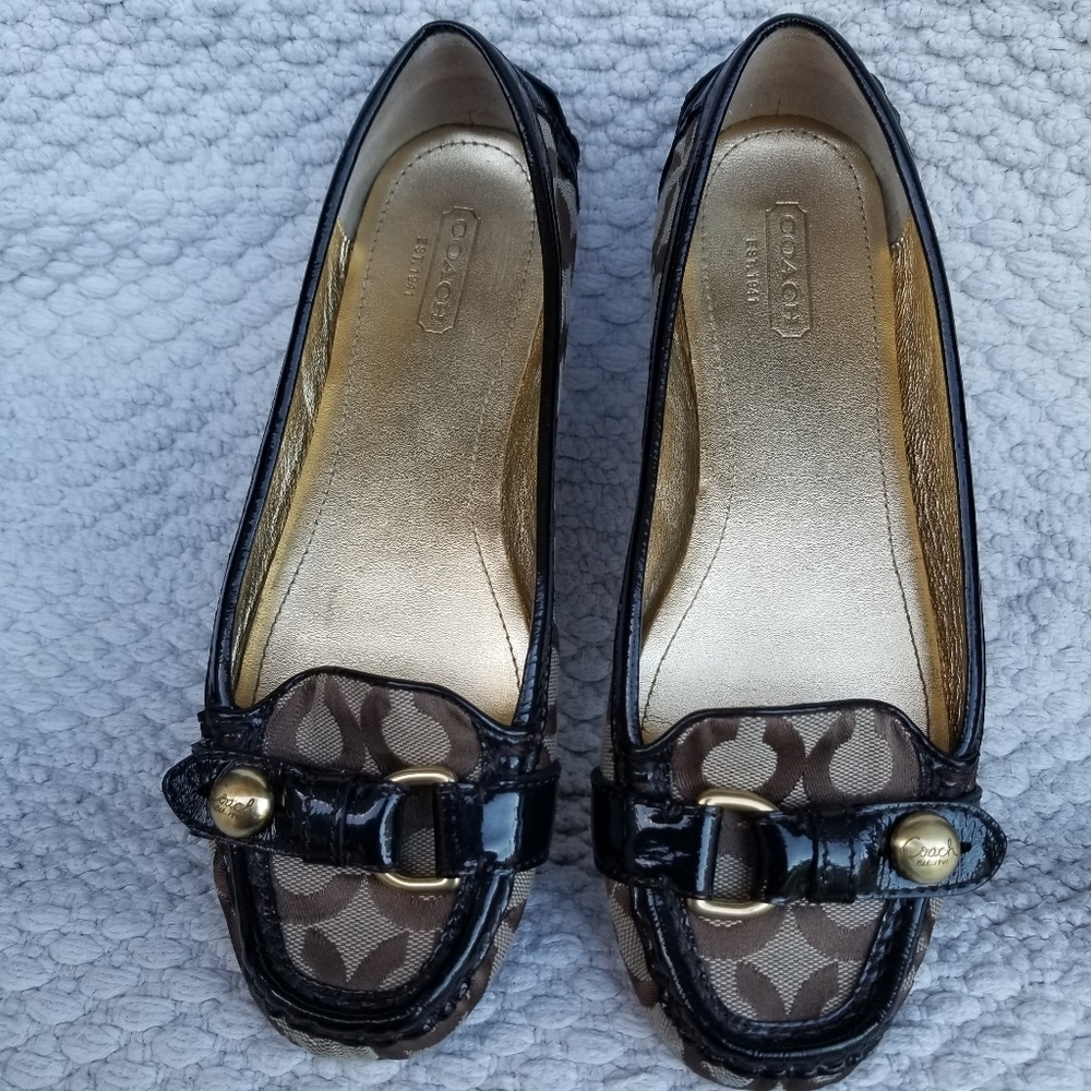Coach slip on shoes size 7